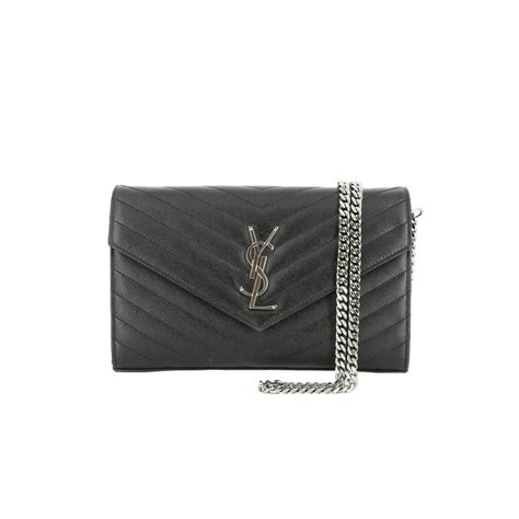 yves saint laurent sac cassandre|CASSANDRE ENVELOPE CHAIN WALLET IN GRAIN DE .